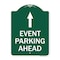 Signmission Designer Series Sign Parking Sign & Post Kit, Green & White Aluminum Sign, 18" x 24", GW-1824-23366 A-DES-GW-1824-23366 - alternate 1